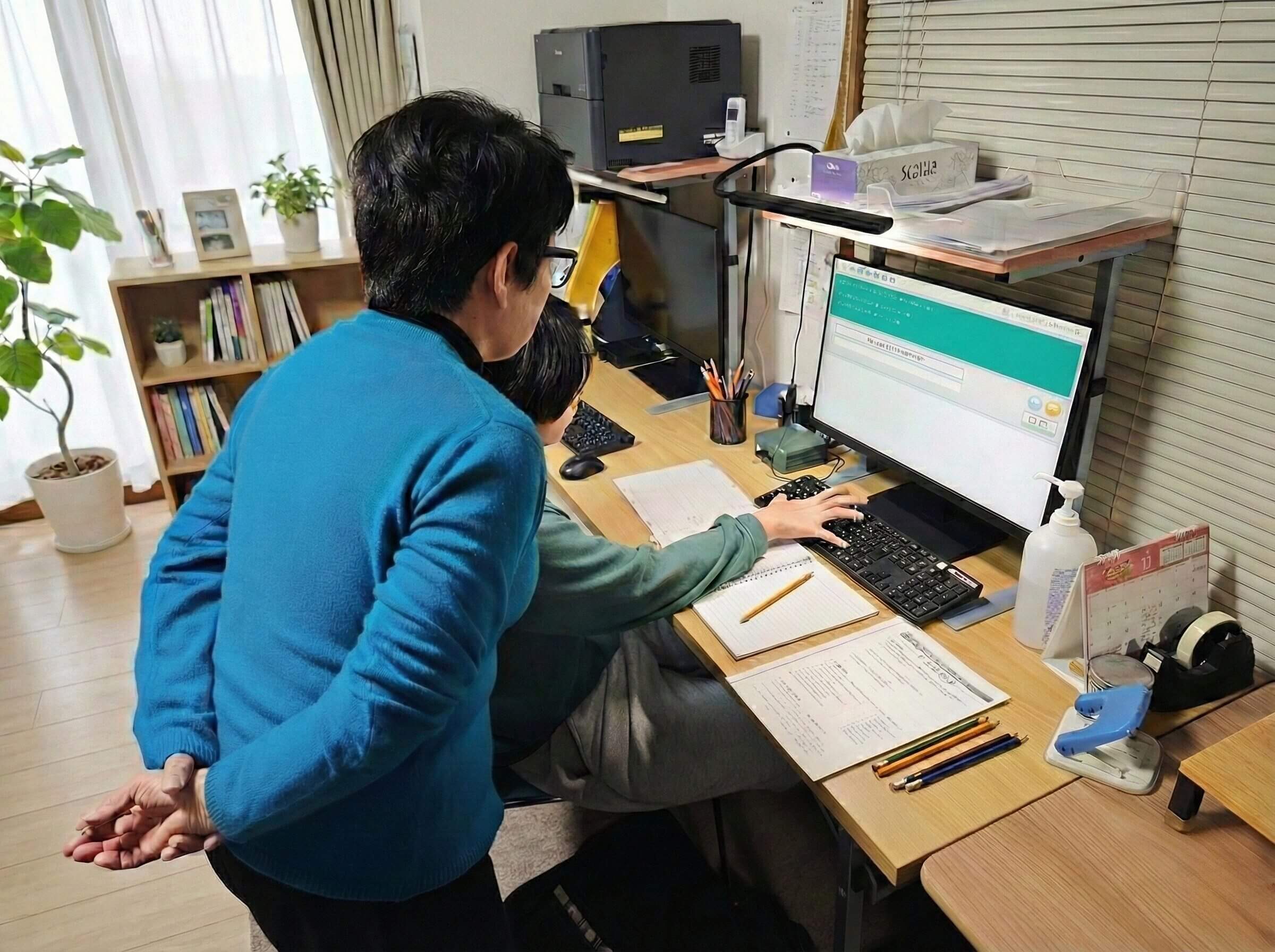 学習サポートの様子